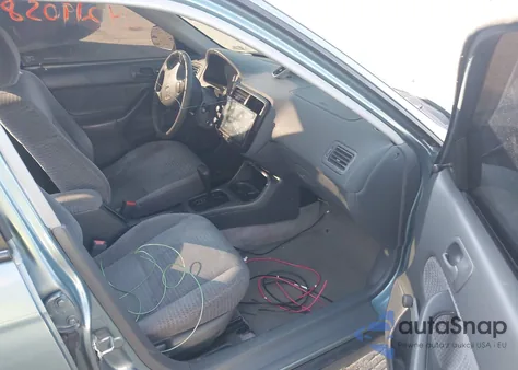 2000 Honda Civic Value Package из США, поврежденный, VIN 2HGEJ6617YH589112